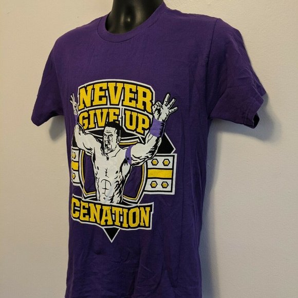 Shirts | Wwes John Cena Never Give Up Cenation Tshirt | Poshmark